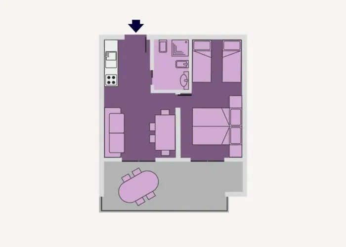 アパート Welcoming Flat With A Large Terrace-beahost ビビオーネ